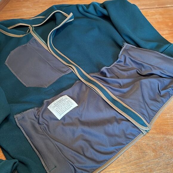 REI Men’s full-zip Polartec Jacket XXXL Green - Picture 5 of 11